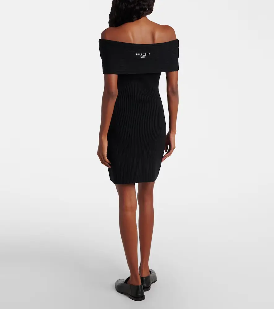 Givenchy Ribbed-knit wool and alpaca-blend minidress | Thumbnail 5 Givenchy Ribbed-knit wool and alpaca-blend minidress | Thumbnail 5