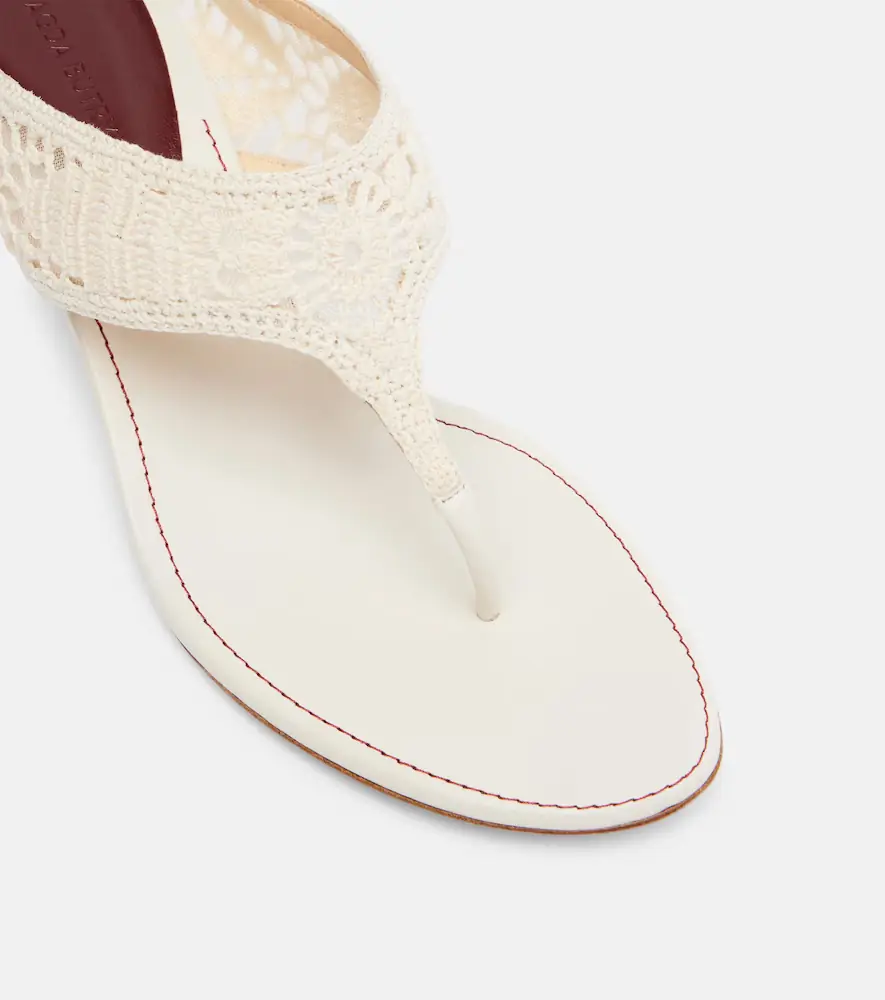 Magda Butrym 45 crochet thong sandals | Thumbnail 4 Magda Butrym 45 crochet thong sandals | Thumbnail 4