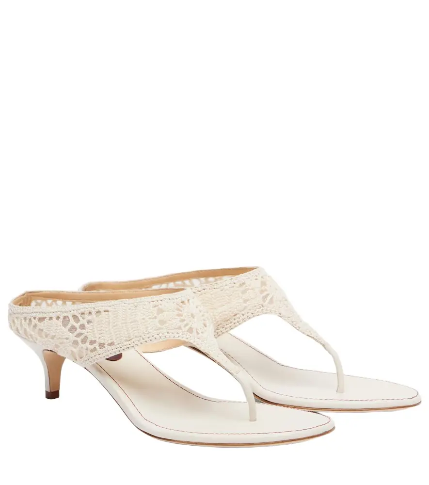 Magda Butrym 45 crochet thong sandals | Image 1 Magda Butrym 45 crochet thong sandals | Image 1