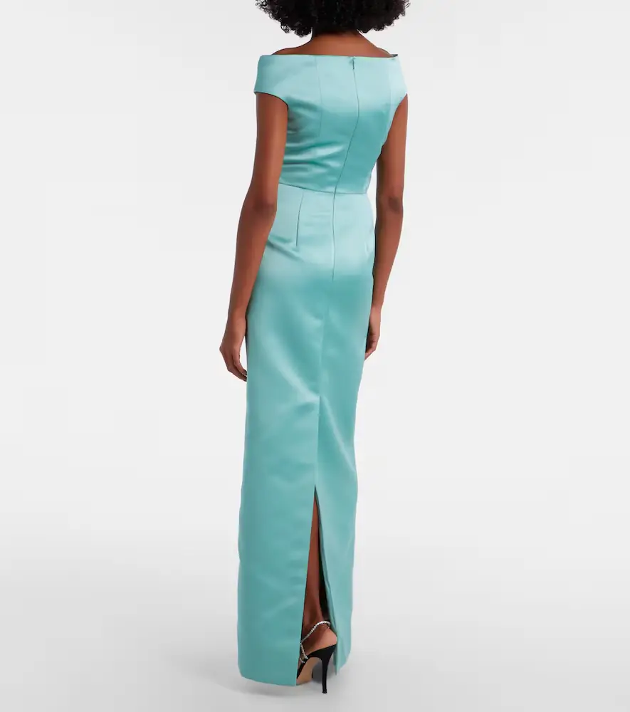 Erdem Floral off-shoulder duchesse satin gown | Thumbnail 5