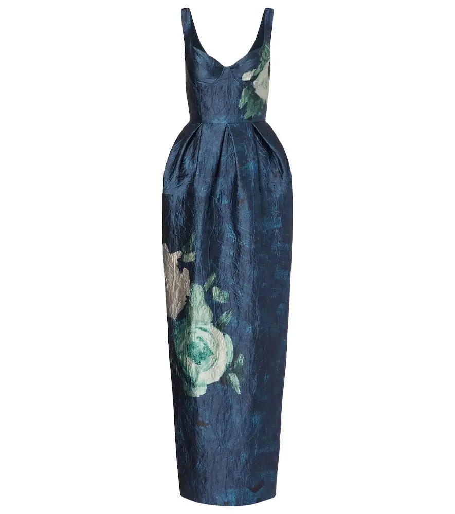 Erdem Floral jacquard gown | Image 1 Erdem Floral jacquard gown | Image 1