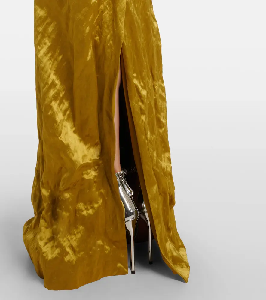 Erdem Embellished off-shoulder satin gown | Thumbnail 3 Erdem Embellished off-shoulder satin gown | Thumbnail 3