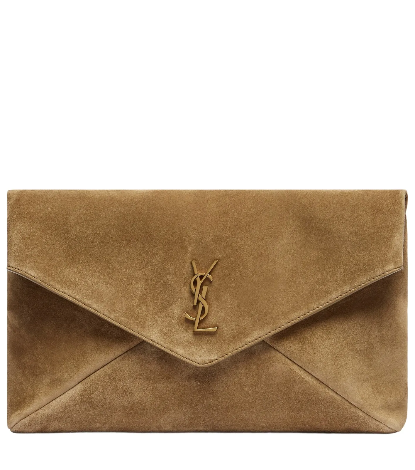 Cassandre Large suede clutch Cassandre Large suede clutch