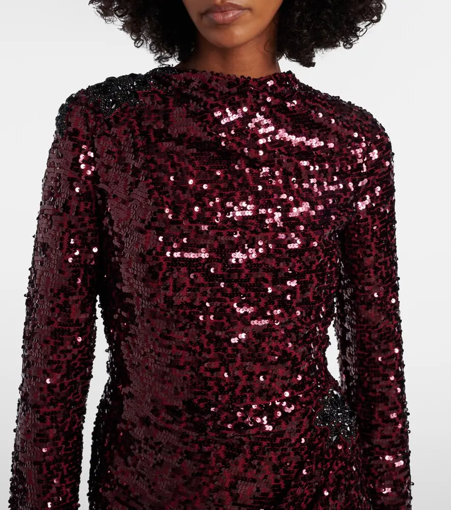Erdem Draped sequined gown | Thumbnail 2