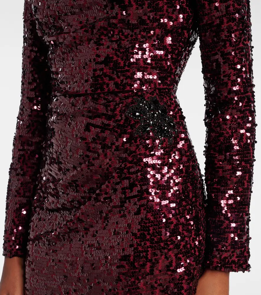 Erdem Draped sequined gown | Thumbnail 3