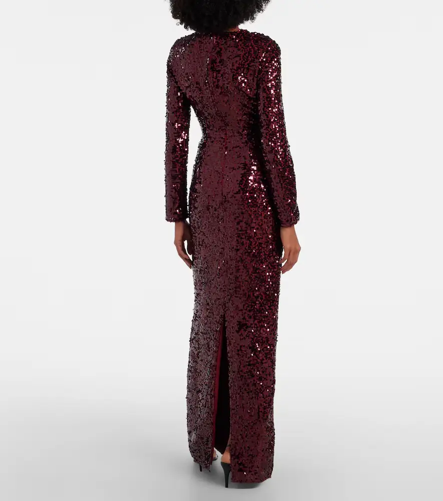 Erdem Draped sequined gown | Thumbnail 5