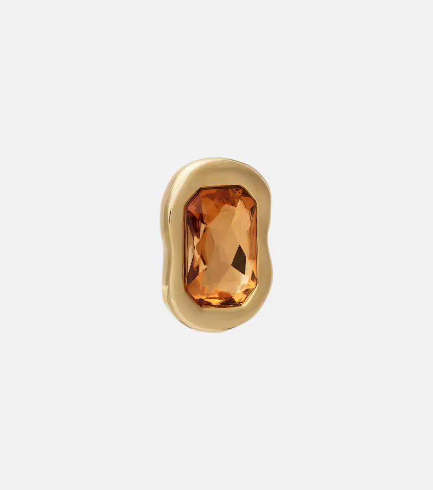 Givenchy Sculptural Crystal embellished earrings | Thumbnail 2