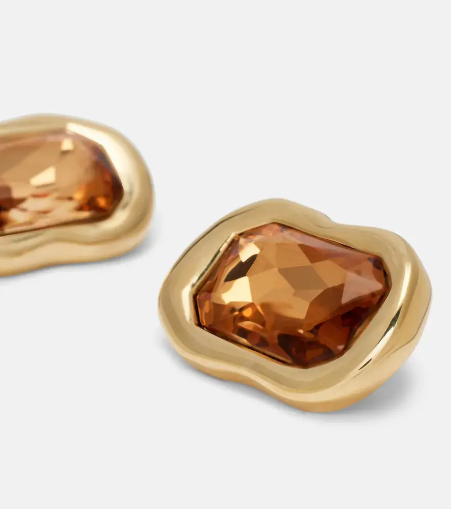 Givenchy Sculptural Crystal embellished earrings | Thumbnail 3
