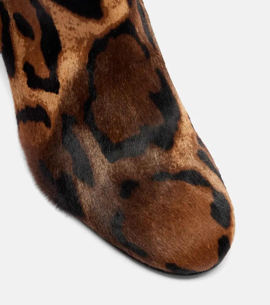 Christian Louboutin Jane 85 leopard-printed calf hair ankle boots | Thumbnail 3 Christian Louboutin Jane 85 leopard-printed calf hair ankle boots | Thumbnail 3