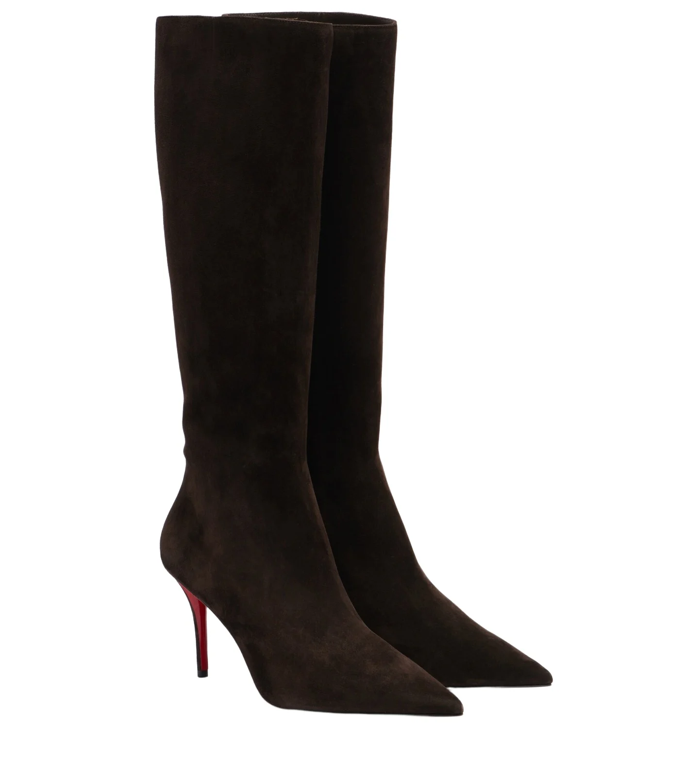 Suede knee-high boots Suede knee-high boots