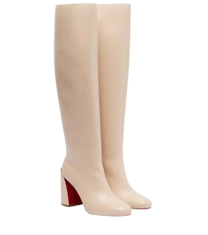 Christian Louboutin Leather knee-high boots | Image 1 Christian Louboutin Leather knee-high boots | Image 1
