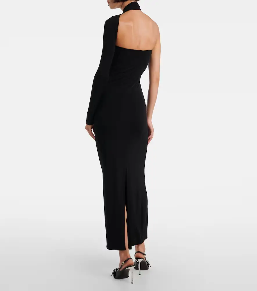 Courrèges Courrèges One-shoulder crêpe maxi dress | Thumbnail 5