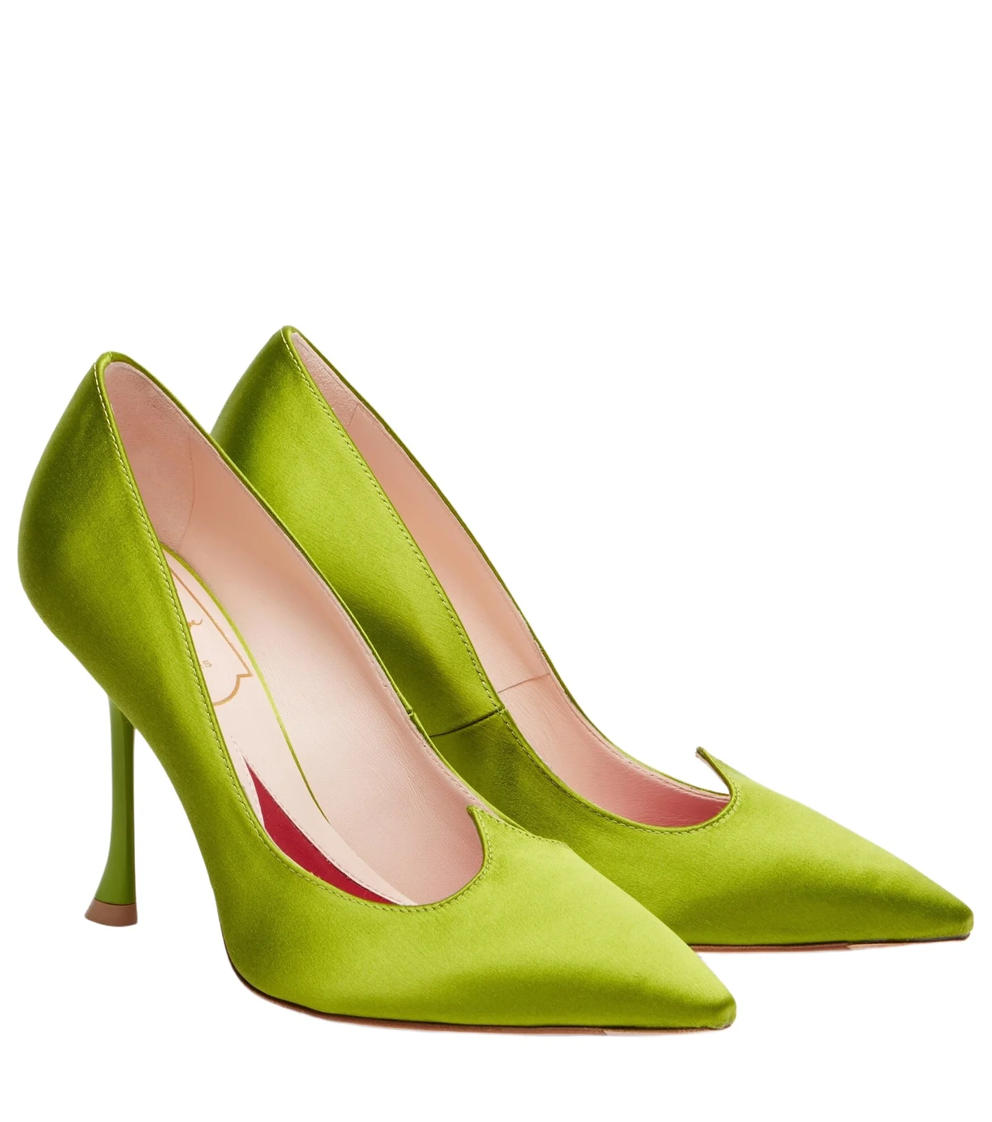 I Love Vivier 100 satin pumps I Love Vivier 100 satin pumps