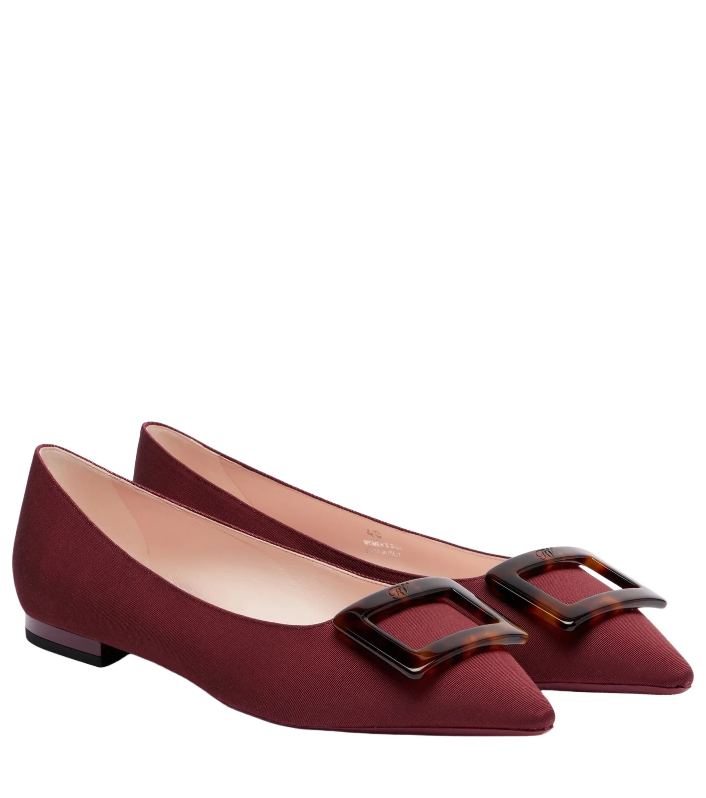 Roger Vivier Gommettine grosgrain ballet flats