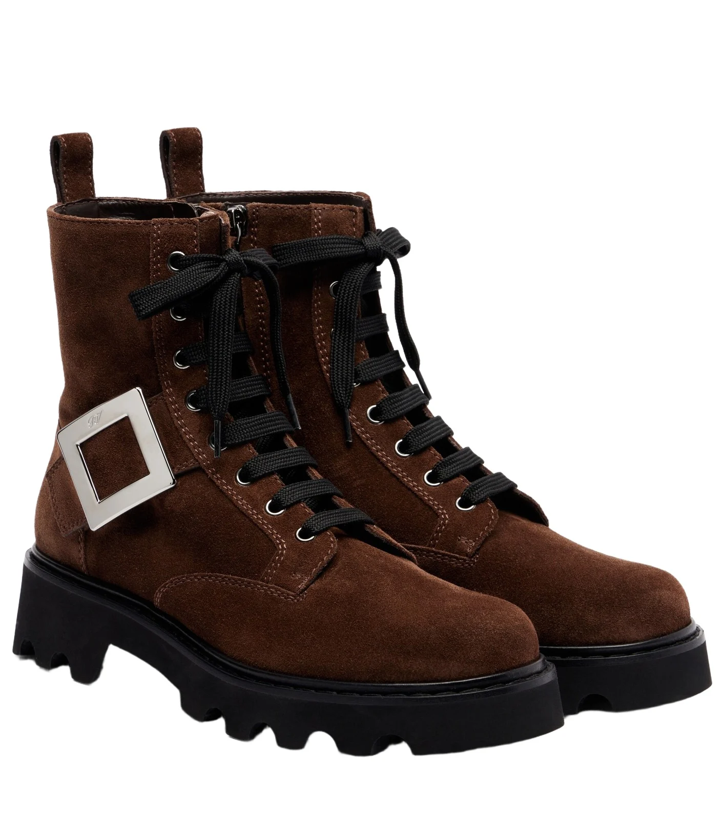 Suede lace-up ankle boots Suede lace-up ankle boots