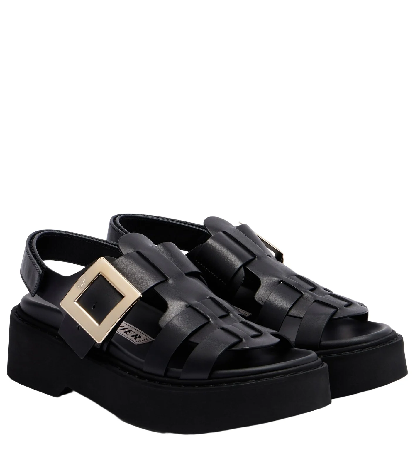 Viv' Rangers leather platform sandals