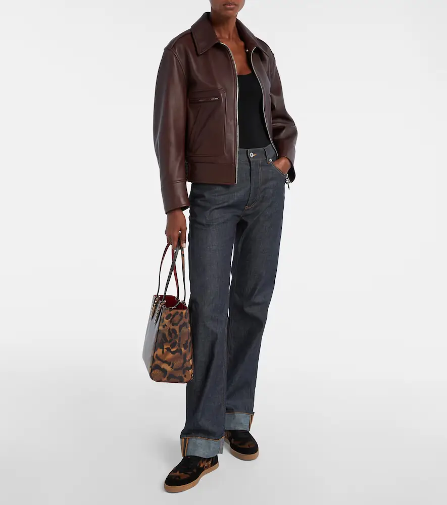 Christian Louboutin Leopard-print leather shopper | Thumbnail 5 Christian Louboutin Leopard-print leather shopper | Thumbnail 5