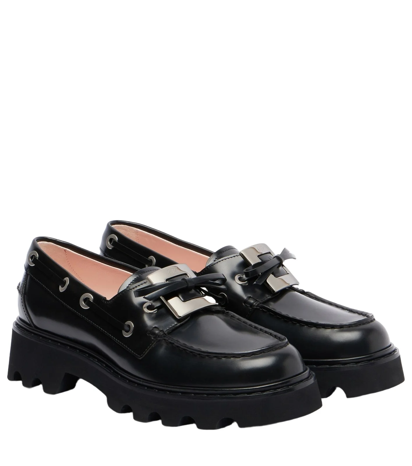 Roger Vivier Viv' Rangers Truck leather loafers