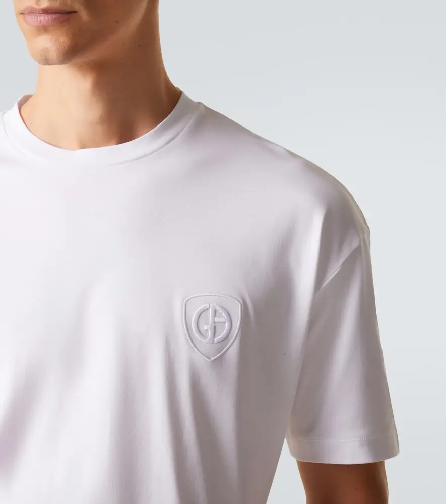 Giorgio Armani Cotton jersey T-shirt | Thumbnail 3
