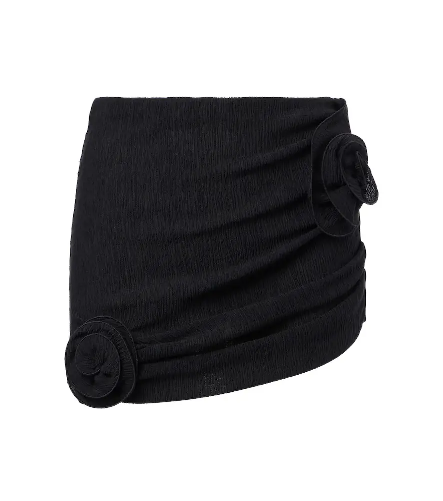 Magda Butrym Floral-appliqué miniskirt