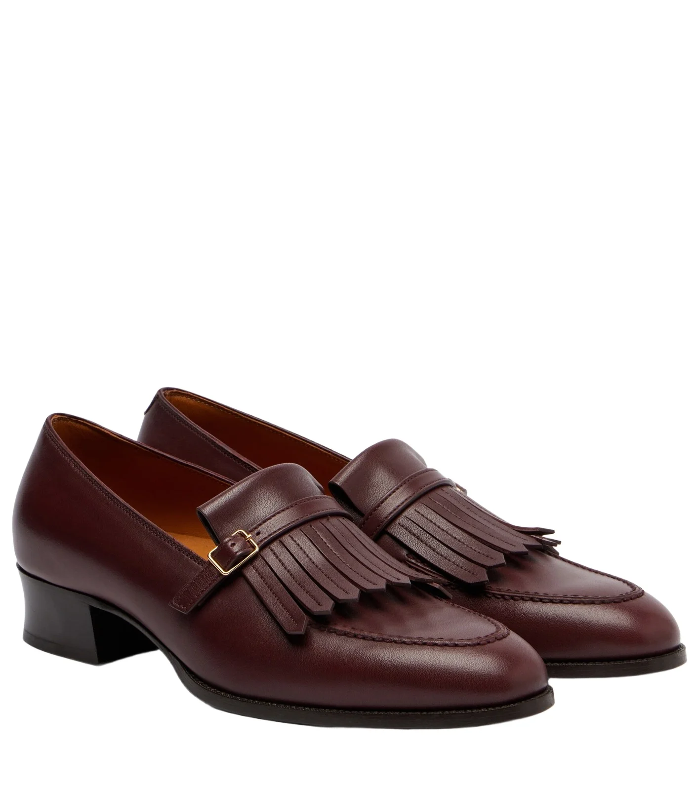 Loro Piana Pennan fringed leather loafers