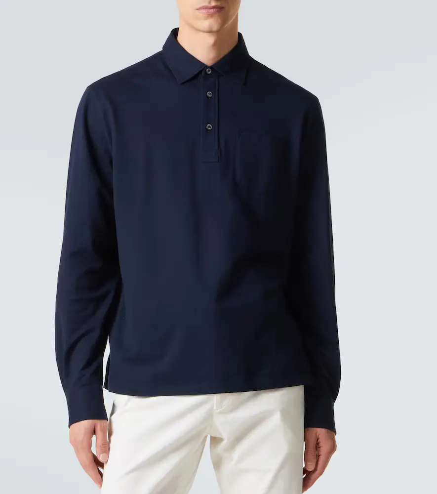 Ralph Lauren Purple Label Cotton and cashmere polo shirt | Thumbnail 6 Ralph Lauren Purple Label Cotton and cashmere polo shirt | Thumbnail 6