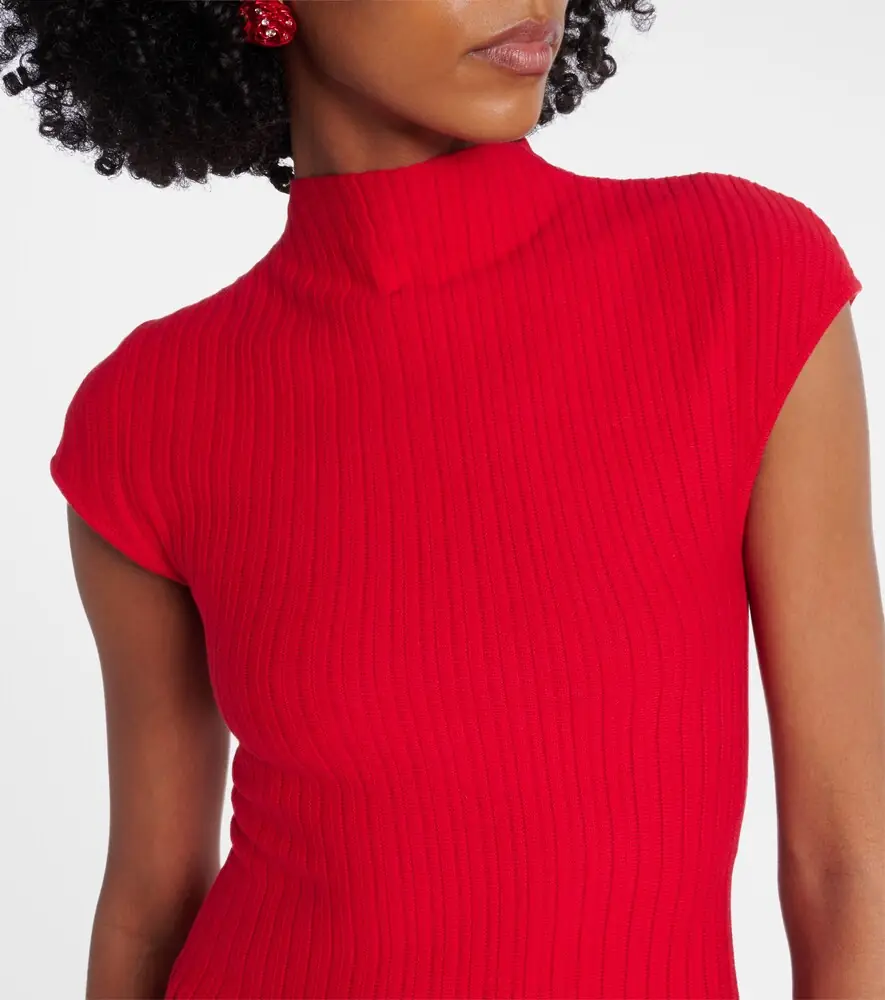 Magda Butrym Ribbed cotton minidress | Thumbnail 3