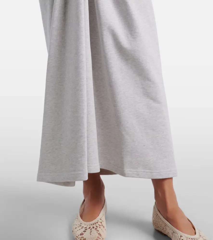 Magda Butrym Floral-appliqué cotton midi skirt | Thumbnail 3