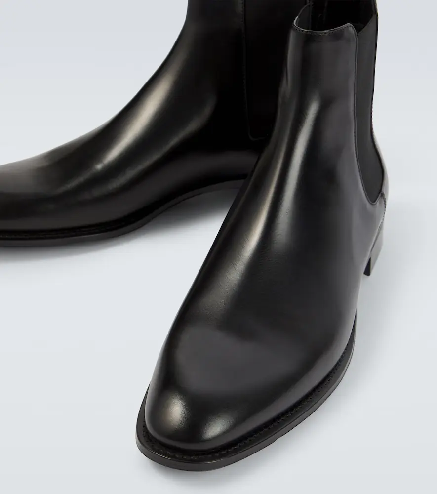 Saint Laurent Adrien leather Chelsea boots | Thumbnail 4