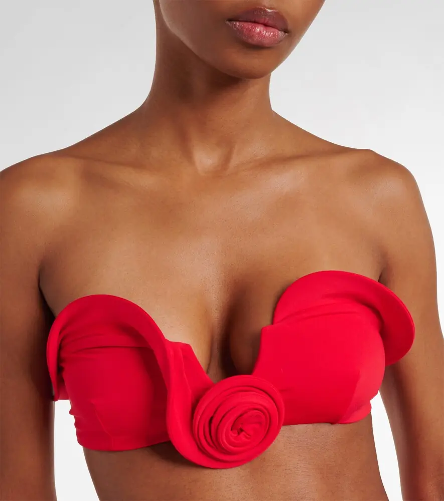 Magda Butrym Floral-appliqué bikini top | Thumbnail 3 Magda Butrym Floral-appliqué bikini top | Thumbnail 3
