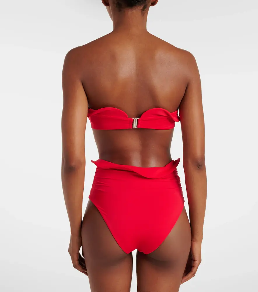 Magda Butrym Floral-appliqué bikini top | Thumbnail 4 Magda Butrym Floral-appliqué bikini top | Thumbnail 4