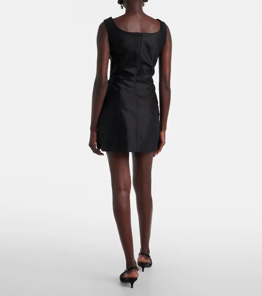 Magda Butrym Floral-appliqué cotton minidress | Thumbnail 4 Magda Butrym Floral-appliqué cotton minidress | Thumbnail 4
