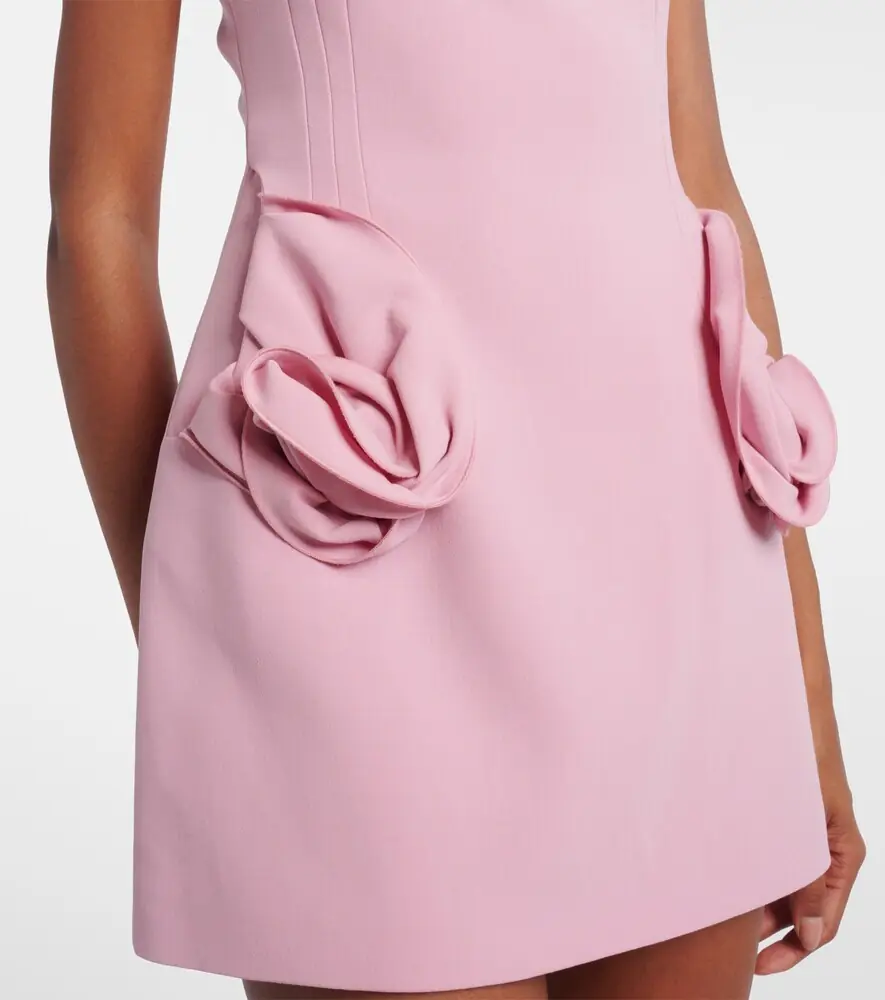 Magda Butrym Floral-appliqué wool-blend minidress | Thumbnail 2