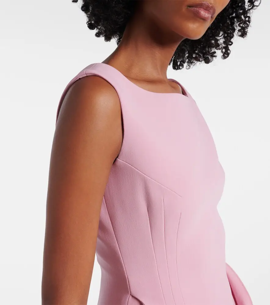 Magda Butrym Floral-appliqué wool-blend minidress | Thumbnail 3