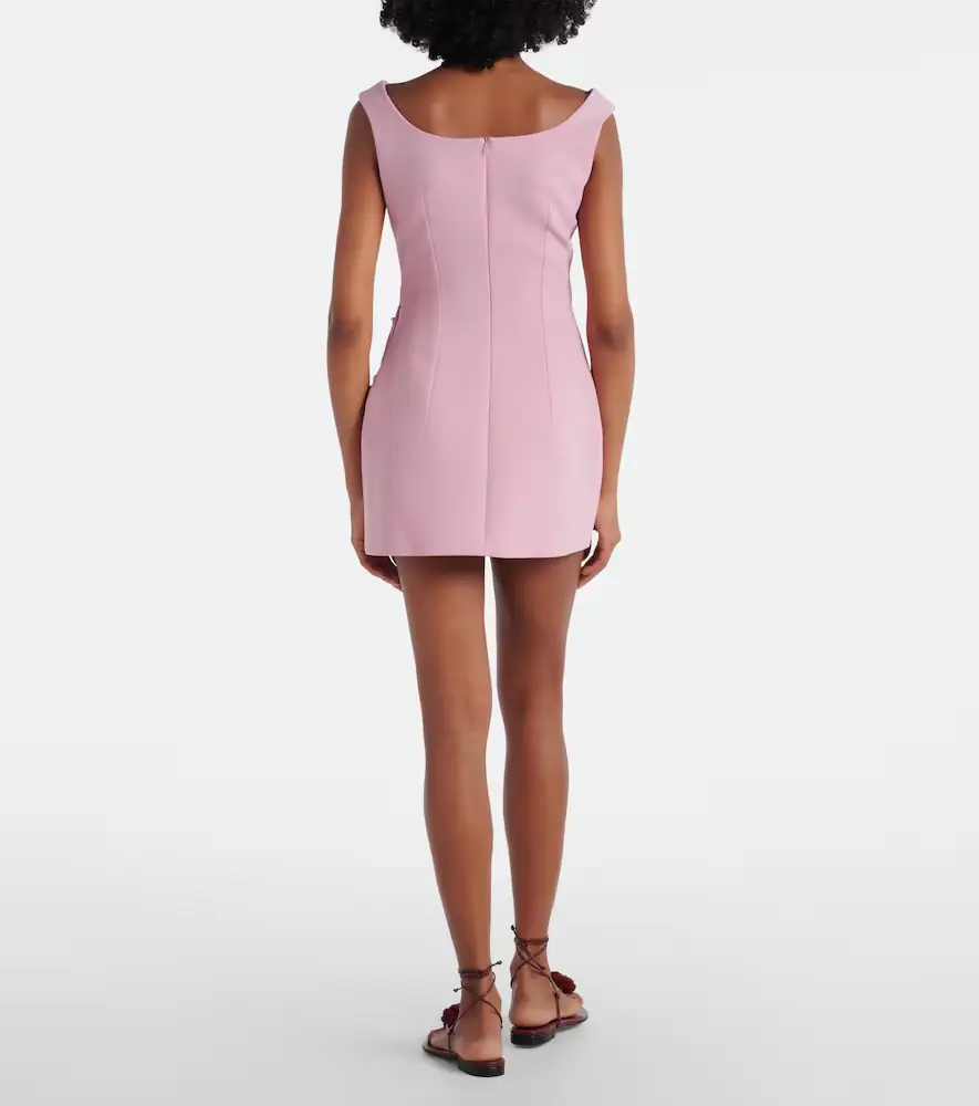 Magda Butrym Floral-appliqué wool-blend minidress | Thumbnail 5