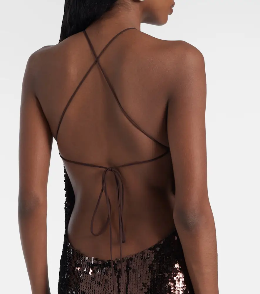 Magda Butrym Floral-appliqué maxi dress | Thumbnail 4 Magda Butrym Floral-appliqué maxi dress | Thumbnail 4
