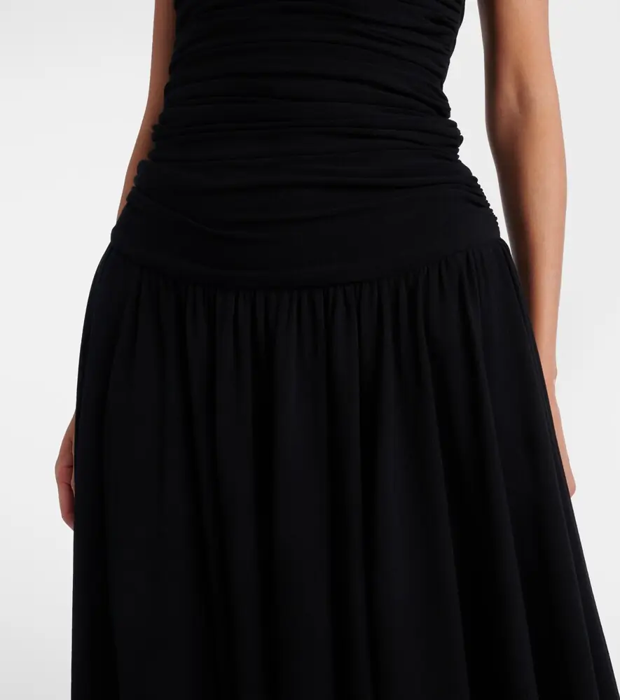 Magda Butrym Crochet-trimmed jersey cocktail dress | Thumbnail 5 Magda Butrym Crochet-trimmed jersey cocktail dress | Thumbnail 5