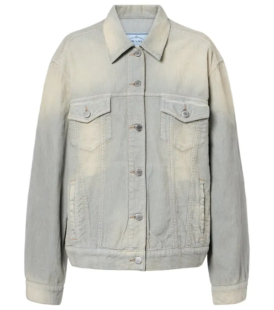 Prada Cotton corduroy jacket | Image 1 Prada Cotton corduroy jacket | Image 1