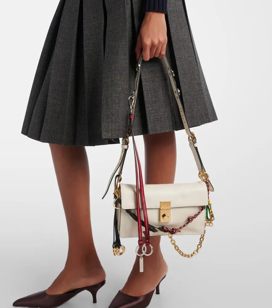 Prada Soft Sound Small leather shoulder bag | Thumbnail 7