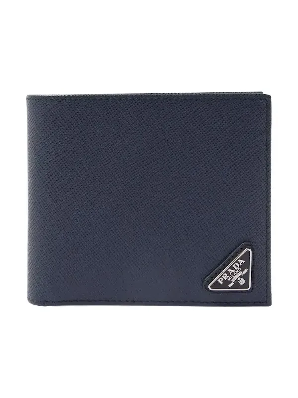 Prada Logo leather wallet
