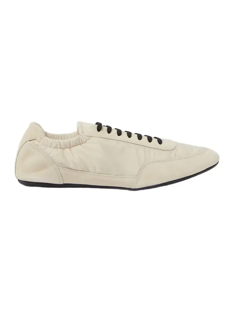 Prada Collapse Re-Nylon and suede sneakers | Thumbnail 1 Prada Collapse Re-Nylon and suede sneakers | Thumbnail 1
