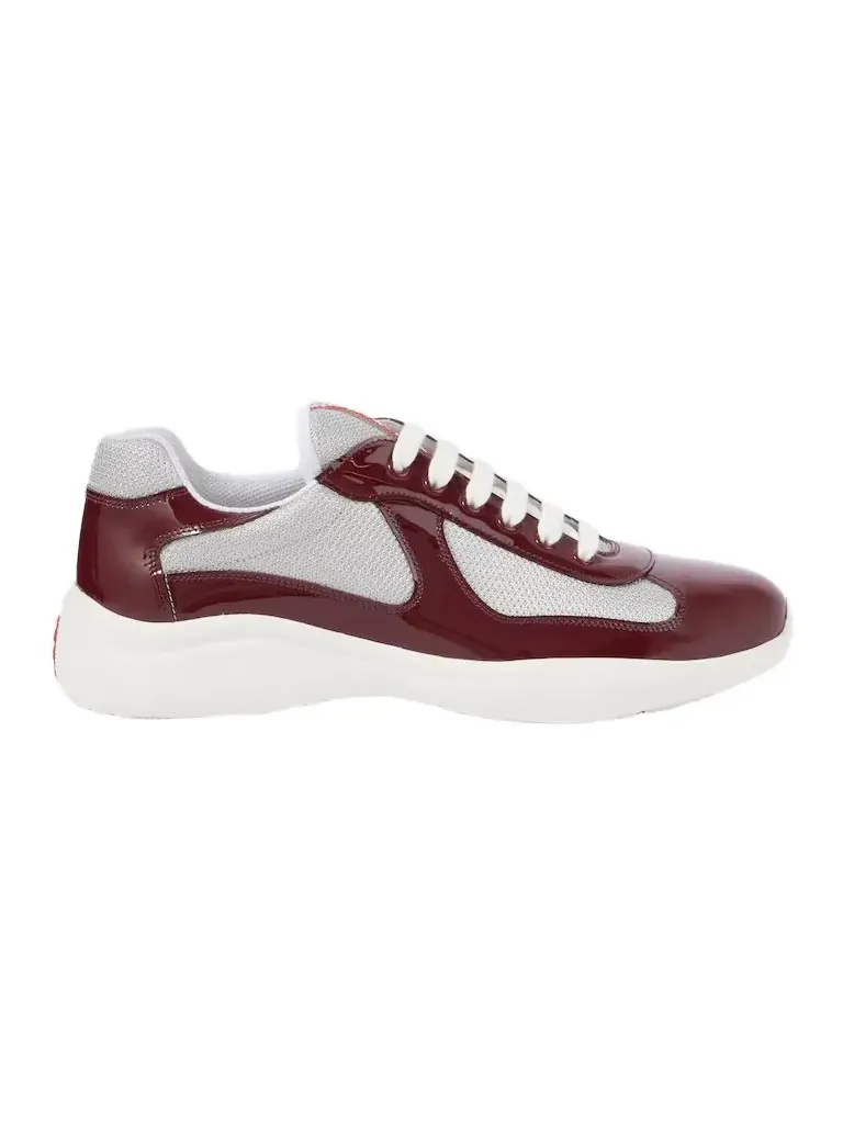Prada America's Cup patent leather sneakers