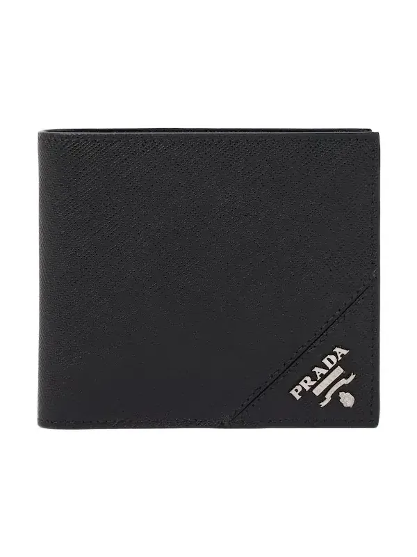 Logo Saffiano leather wallet Logo Saffiano leather wallet