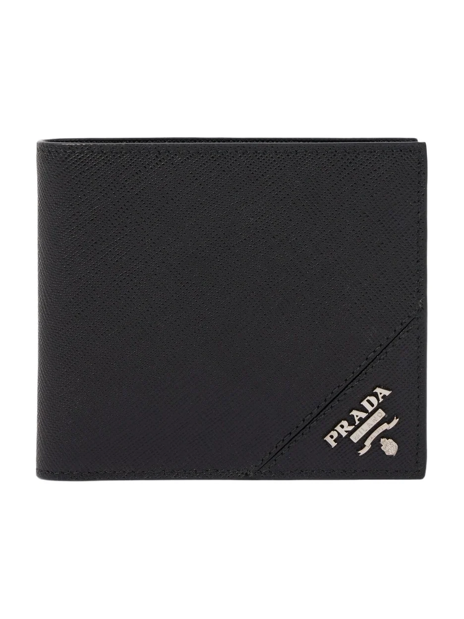 Logo Saffiano leather wallet Logo Saffiano leather wallet