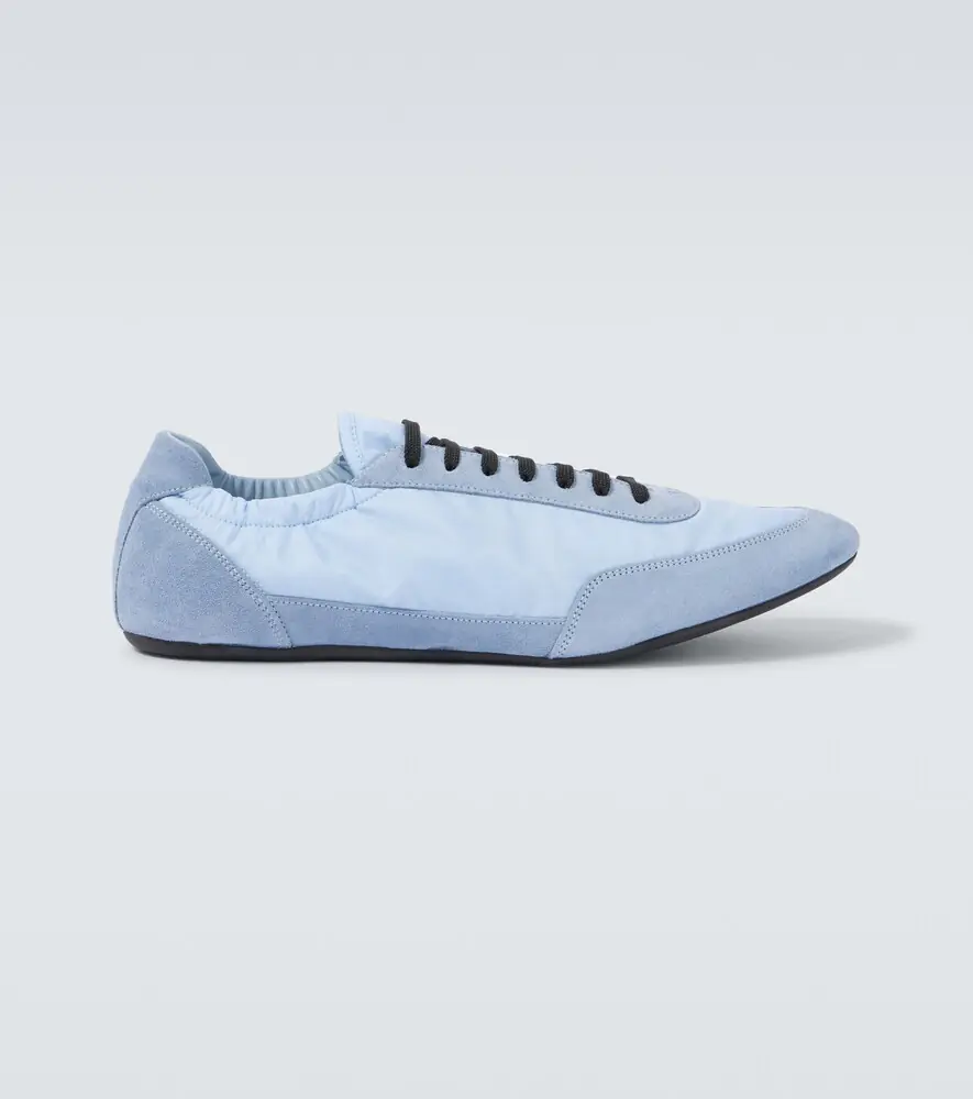Prada Collapse Re-Nylon and suede sneakers | Thumbnail 4 Prada Collapse Re-Nylon and suede sneakers | Thumbnail 4