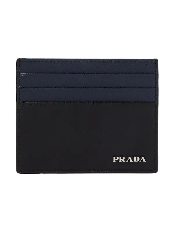 Saffiano leather card holder