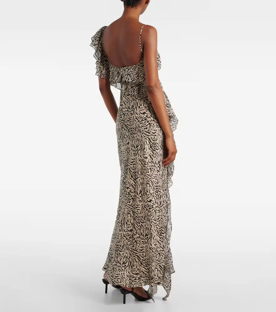 Rixo Ester silk crêpe de chine maxi dress | Thumbnail 3