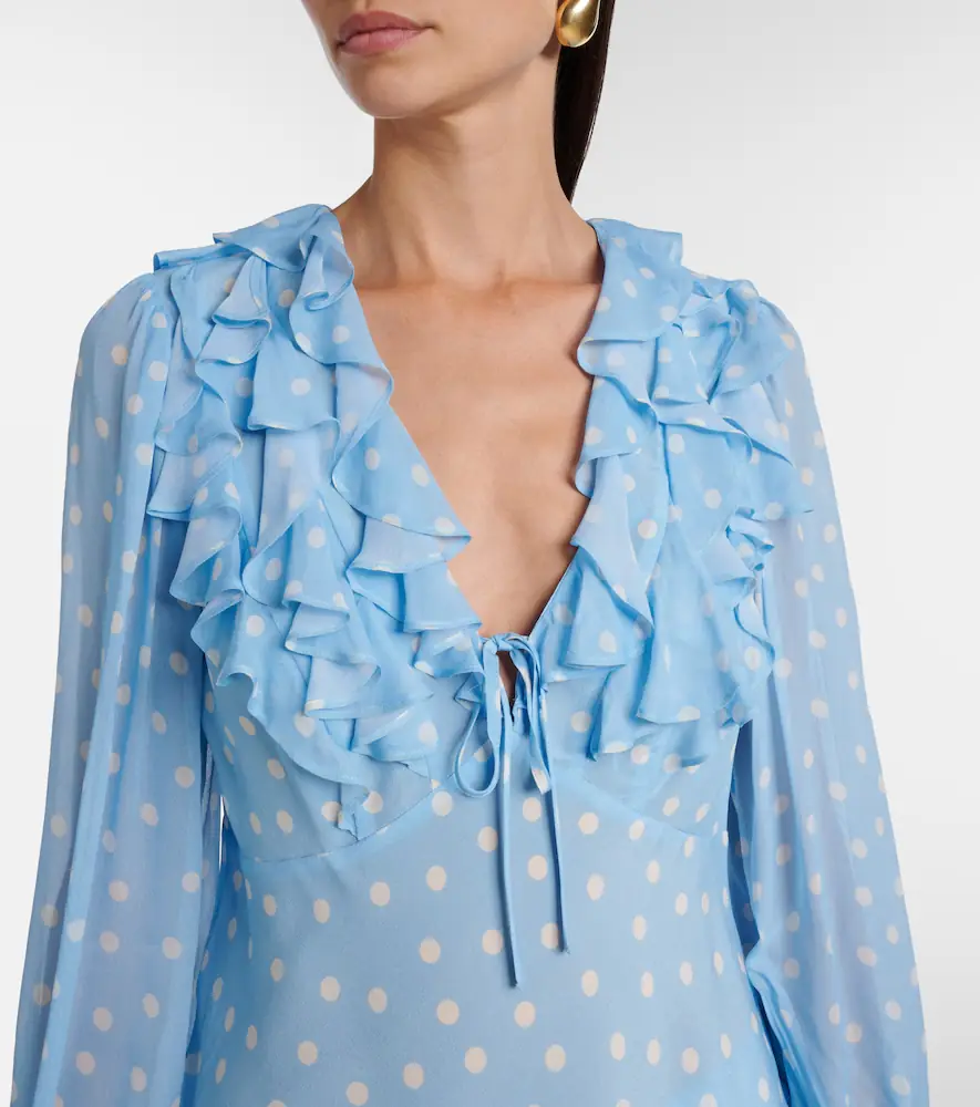 Rixo Lasca polka-dot silk top | Thumbnail 3 Rixo Lasca polka-dot silk top | Thumbnail 3