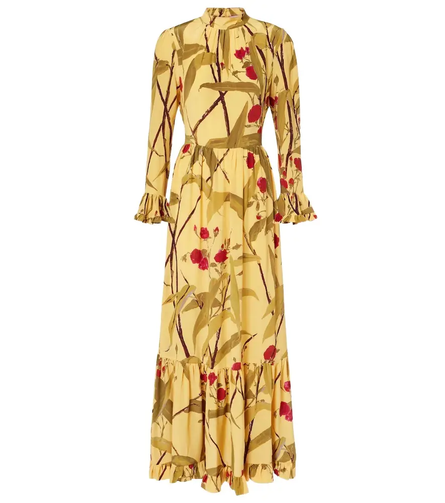 La DoubleJ Visconti silk crêpe de chine maxi dress | Image 1 La DoubleJ Visconti silk crêpe de chine maxi dress | Image 1