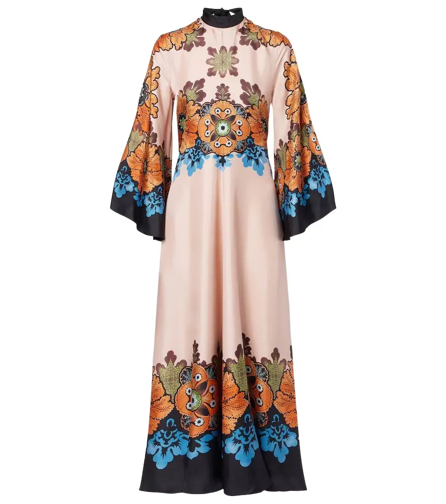 La DoubleJ Magnifico floral silk maxi dress | Image 1 La DoubleJ Magnifico floral silk maxi dress | Image 1